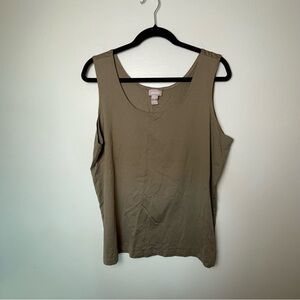 Chicos Tan Tank Size 3